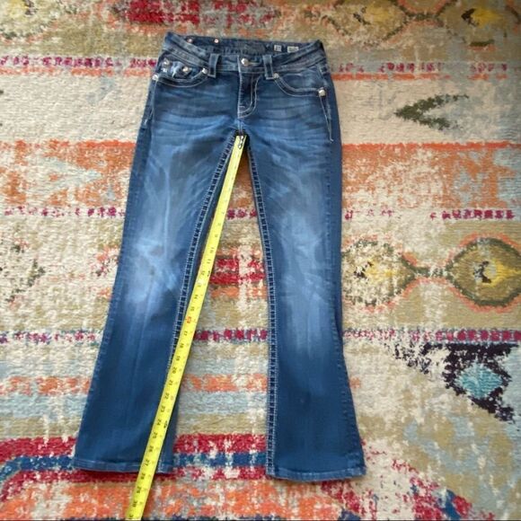 Miss Me Rhinestone Bootcut Jeans - Picture 11 of 12